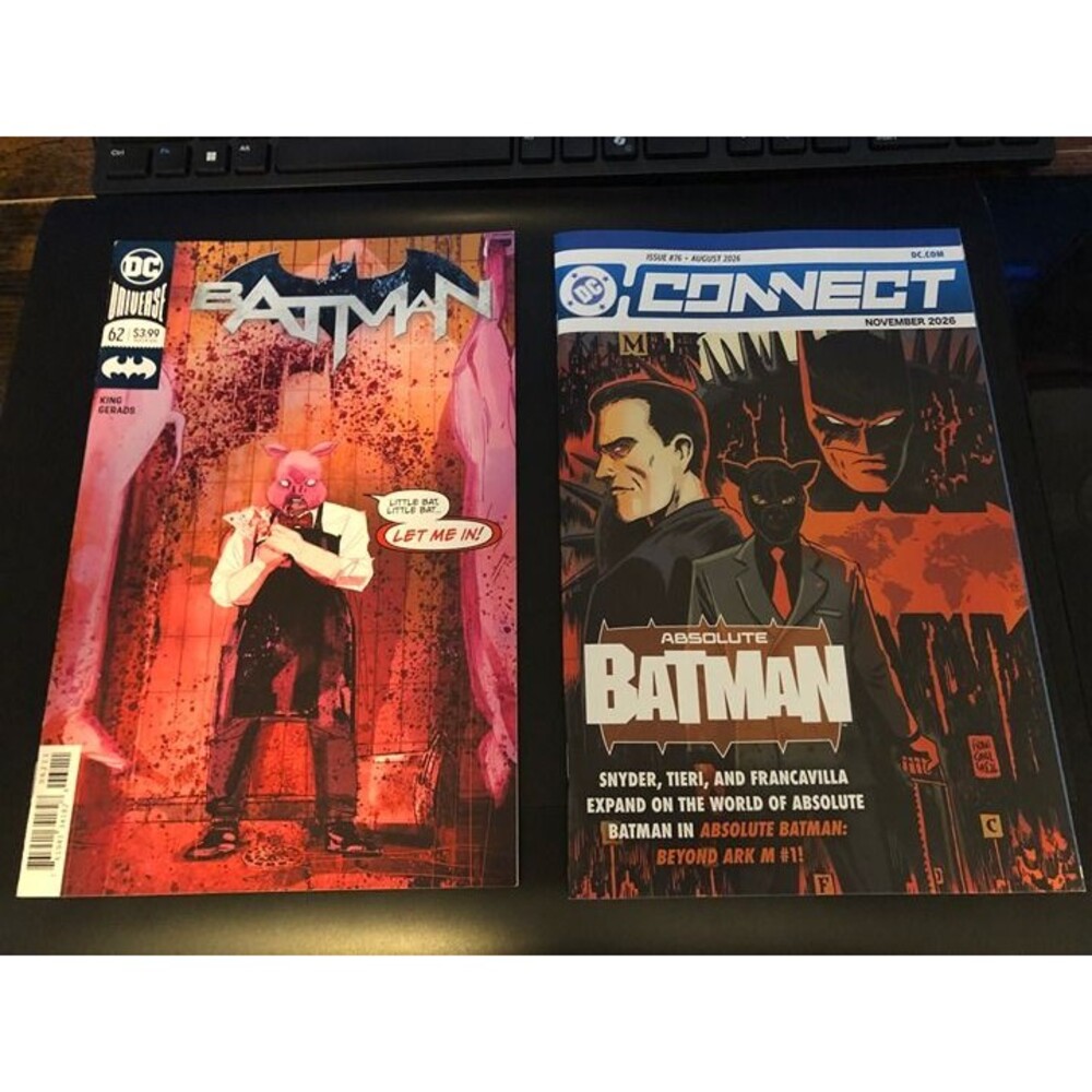 Batman#62 First solo/cover Professor Pyg & DC Connect#76 1st Absolute Pyg VF/NM